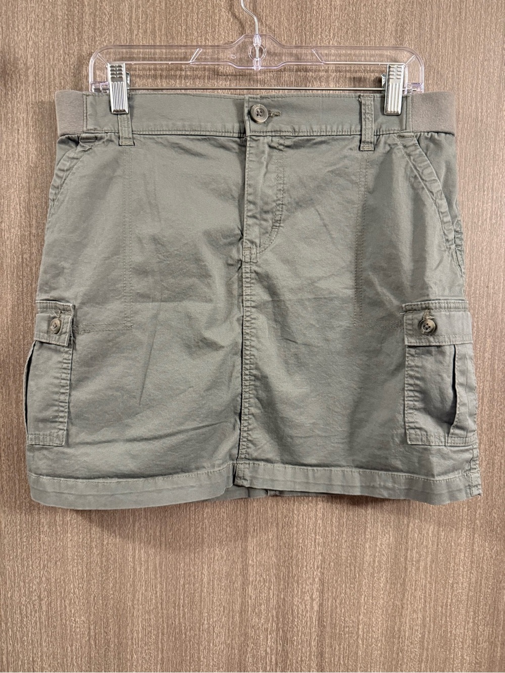 Lee Olive Green Cargo Skort